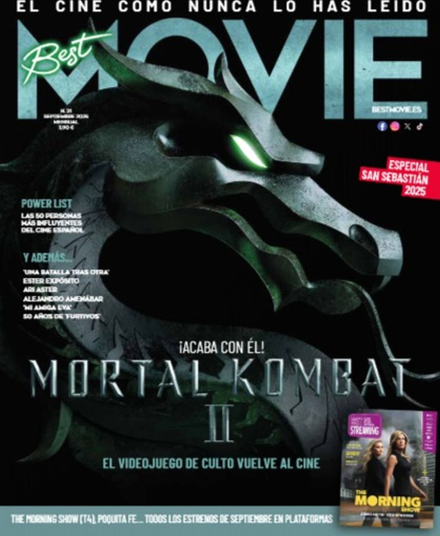 BEST MOVIE SPAIN magazine side cover Issue 31  September 2025