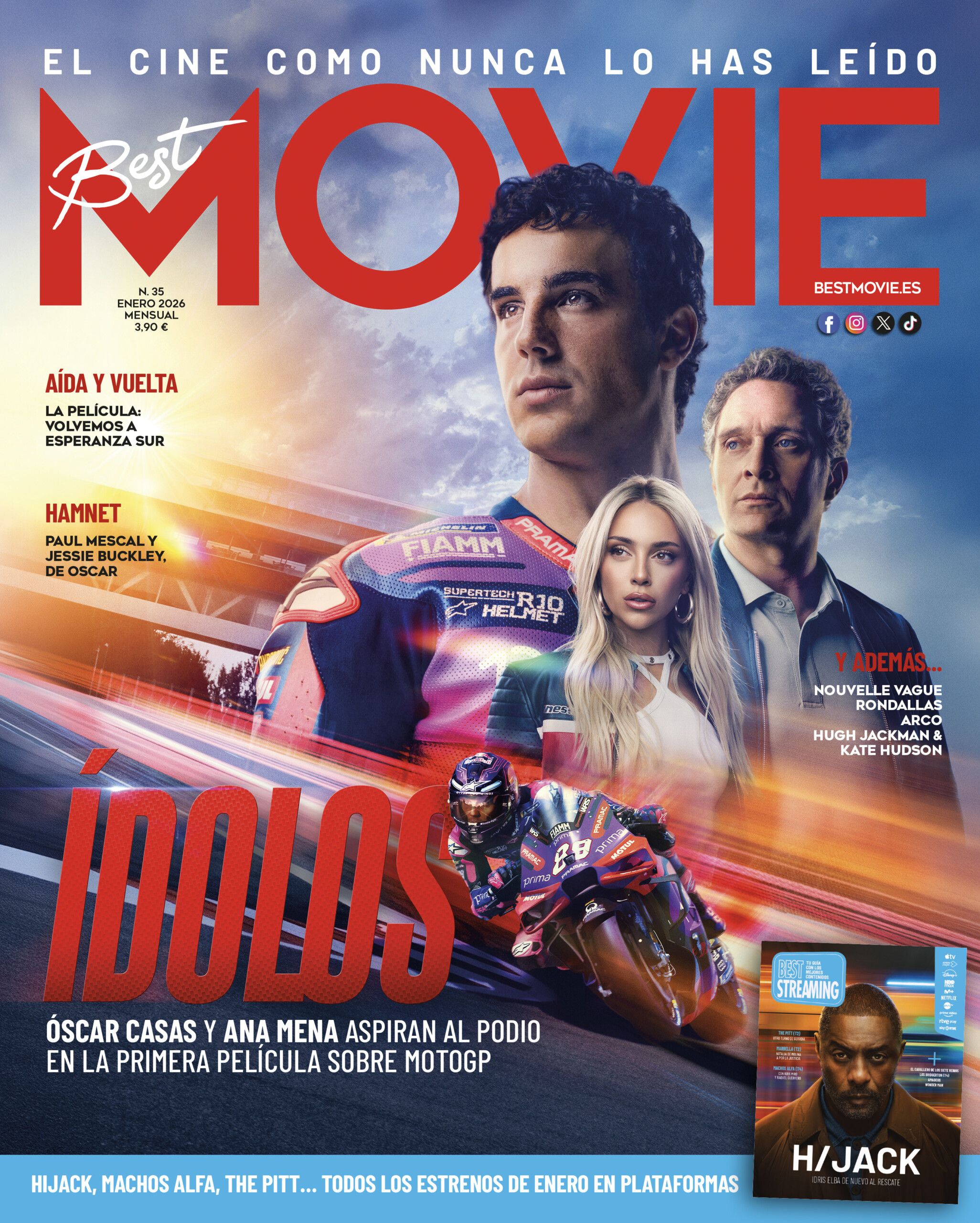 BEST MOVIE SPAIN magazine cover Issue 35  January 2026