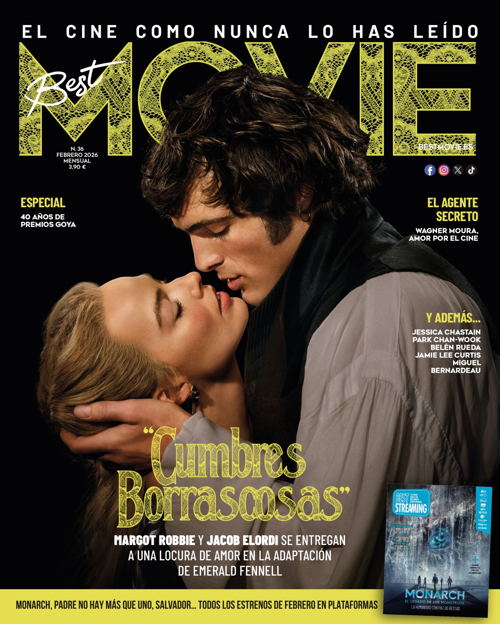 BEST MOVIE SPAIN magazine cover Issue 36  February 2026