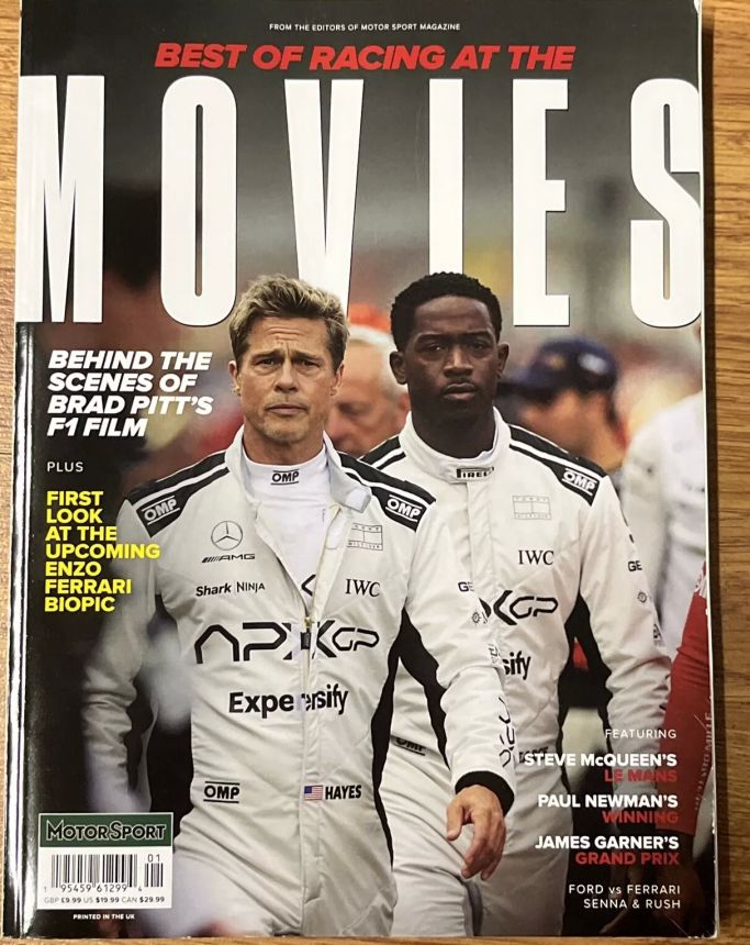 BEST OF RACING AT THE MOVIES magazine side cover   2023