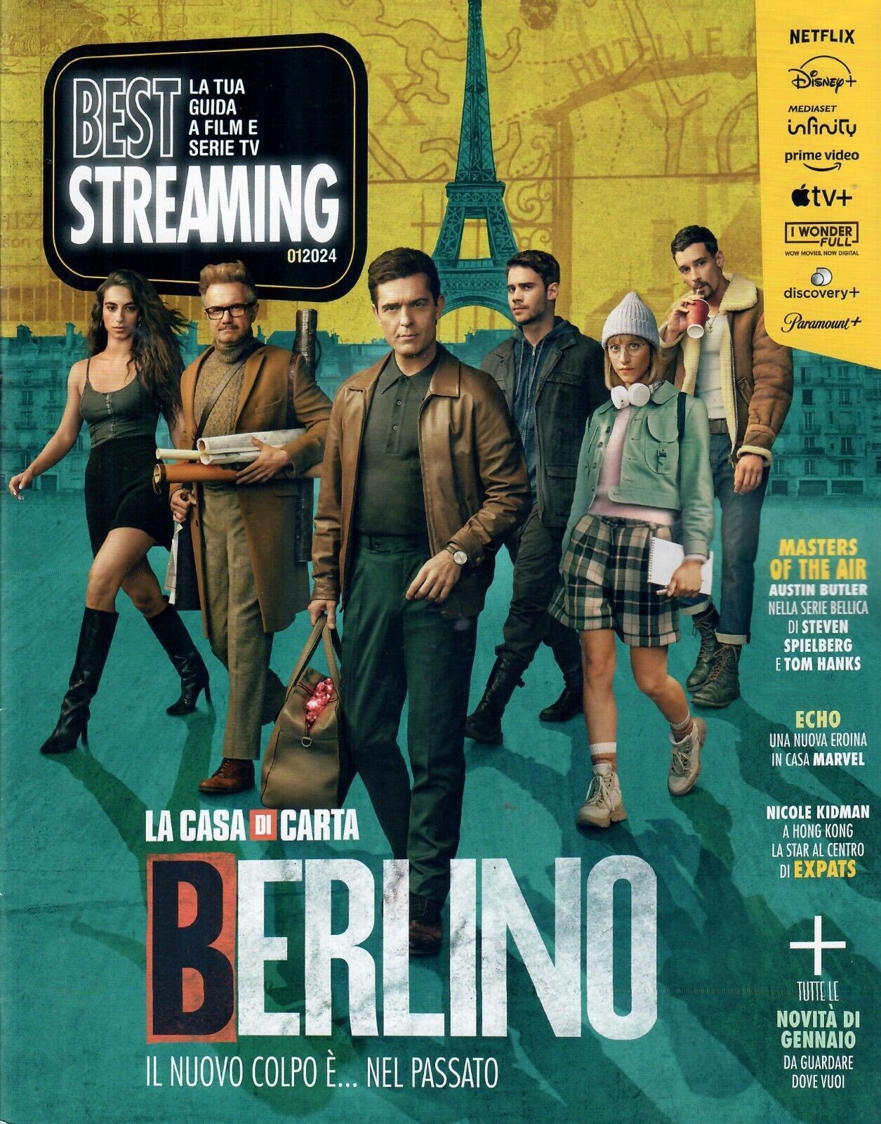 BEST STREAMING magazine side cover  January 2024