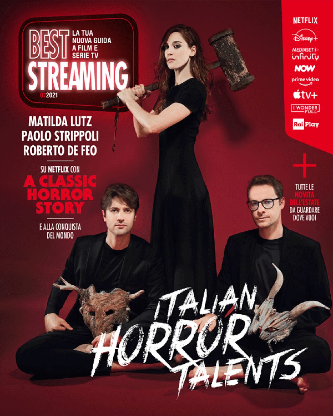 BEST STREAMING magazine side cover  July 2021