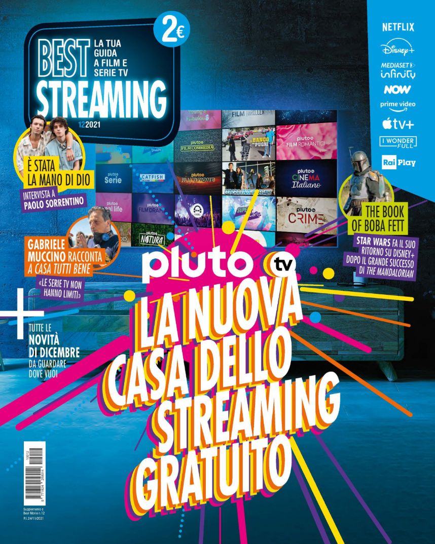 BEST STREAMING magazine side cover  December 2021