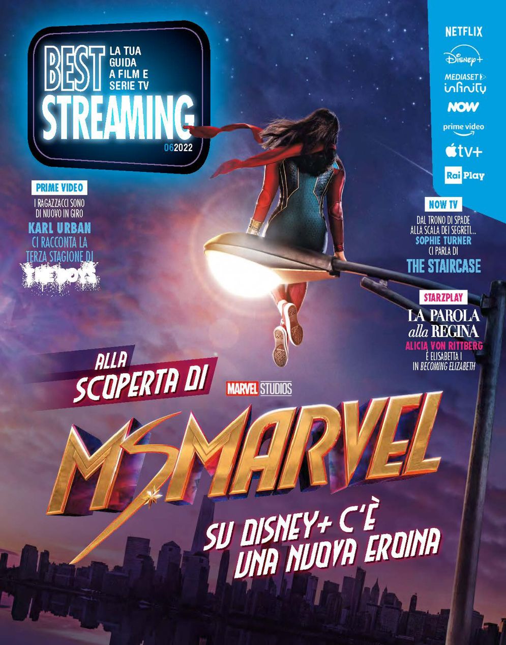 BEST STREAMING magazine side cover  June 2022