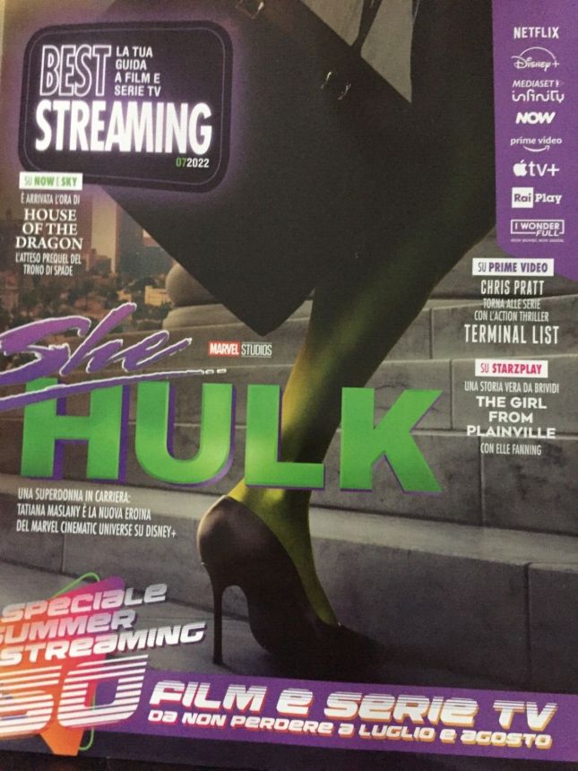 BEST STREAMING magazine side cover  July 2022