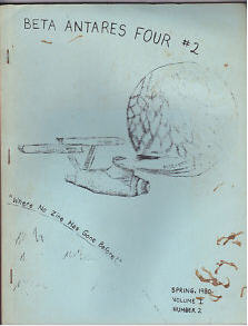 BETA ANTARES FOUR magazine side cover Issue 2 Spring 1980