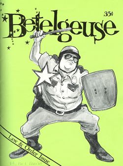 BETELGEUSE magazine side cover March 1969