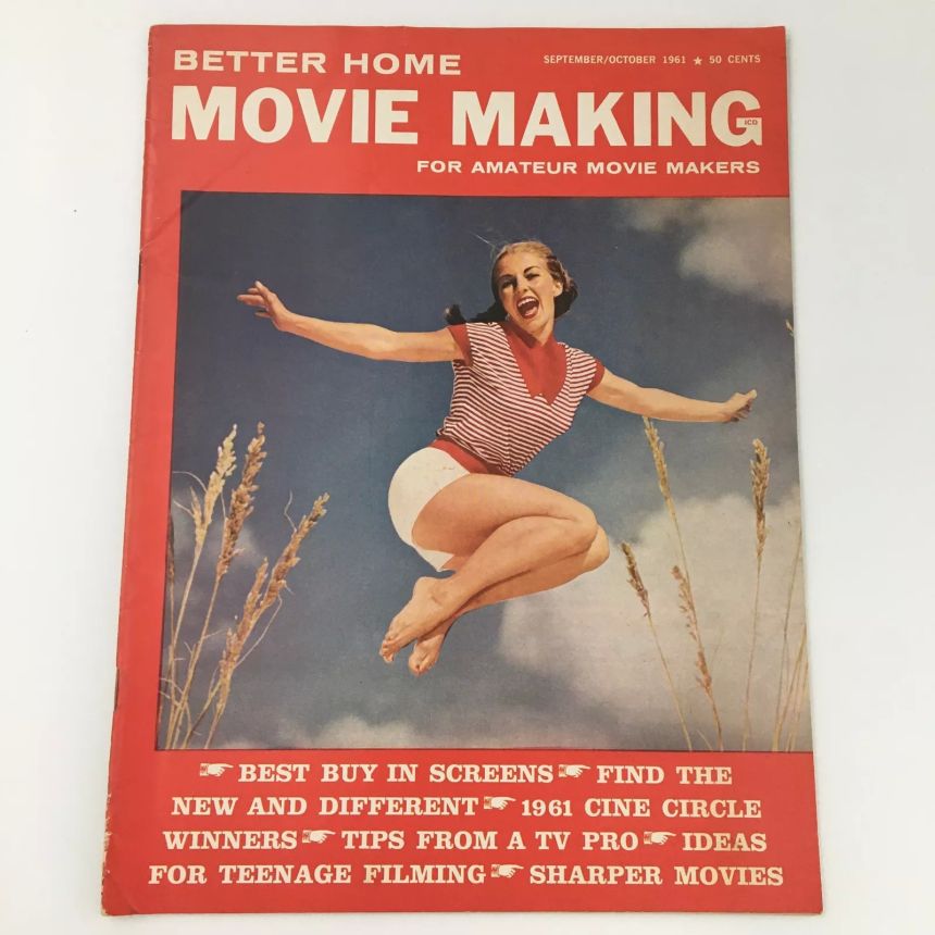 BETTER HOME MOVIE MAKING magazine side cover  September/October 1961