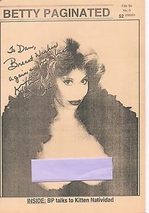 BETTY PAGINATED magazine side cover Issue 9  