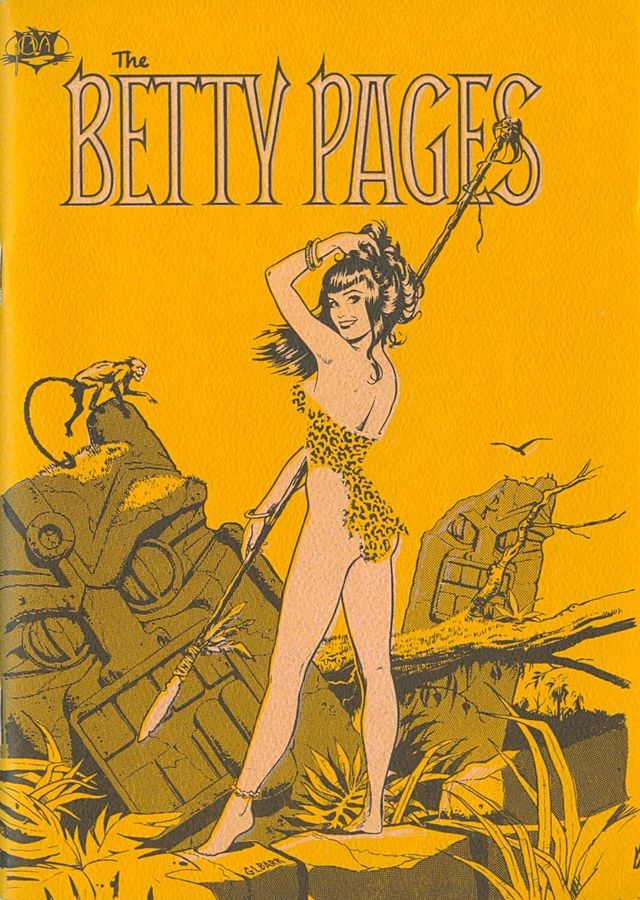 BETTY PAGES | THE magazine side cover Issue 1 Fall 1987