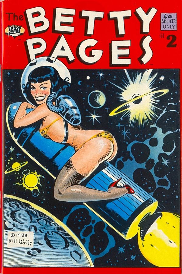 BETTY PAGES | THE magazine side cover Issue 2 Summer 1988