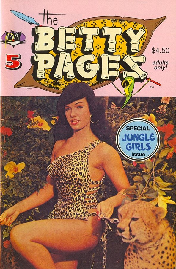 BETTY PAGES | THE magazine side cover Issue 5 Winter 1989