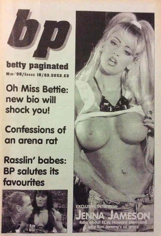 BETTY PAGINATED magazine side cover Issue 18   1998