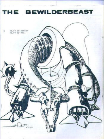BEWILDERBEAST magazine side cover Issue 3  1984