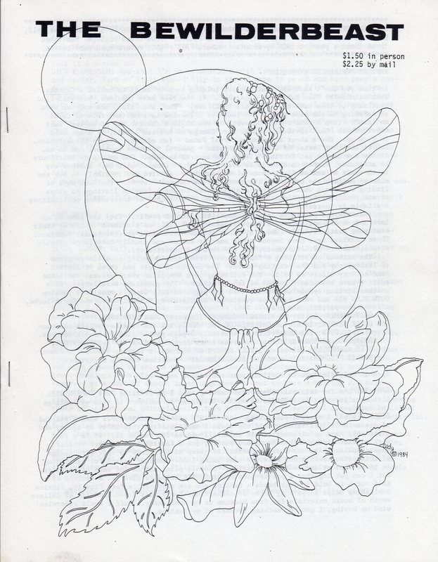 BEWILDERBEAST magazine side cover Issue 5  1984