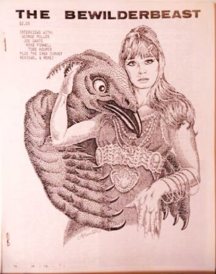 BEWILDERBEAST magazine side cover Issue 9  1985