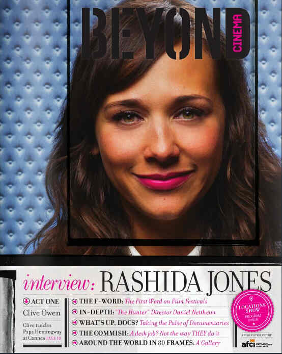 BEYOND CINEMA magazine side cover Issue 1 Spring 2012