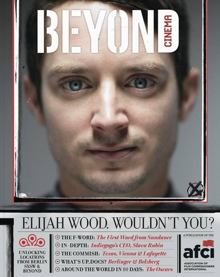 BEYOND CINEMA magazine side cover Issue 6 Winter 2014