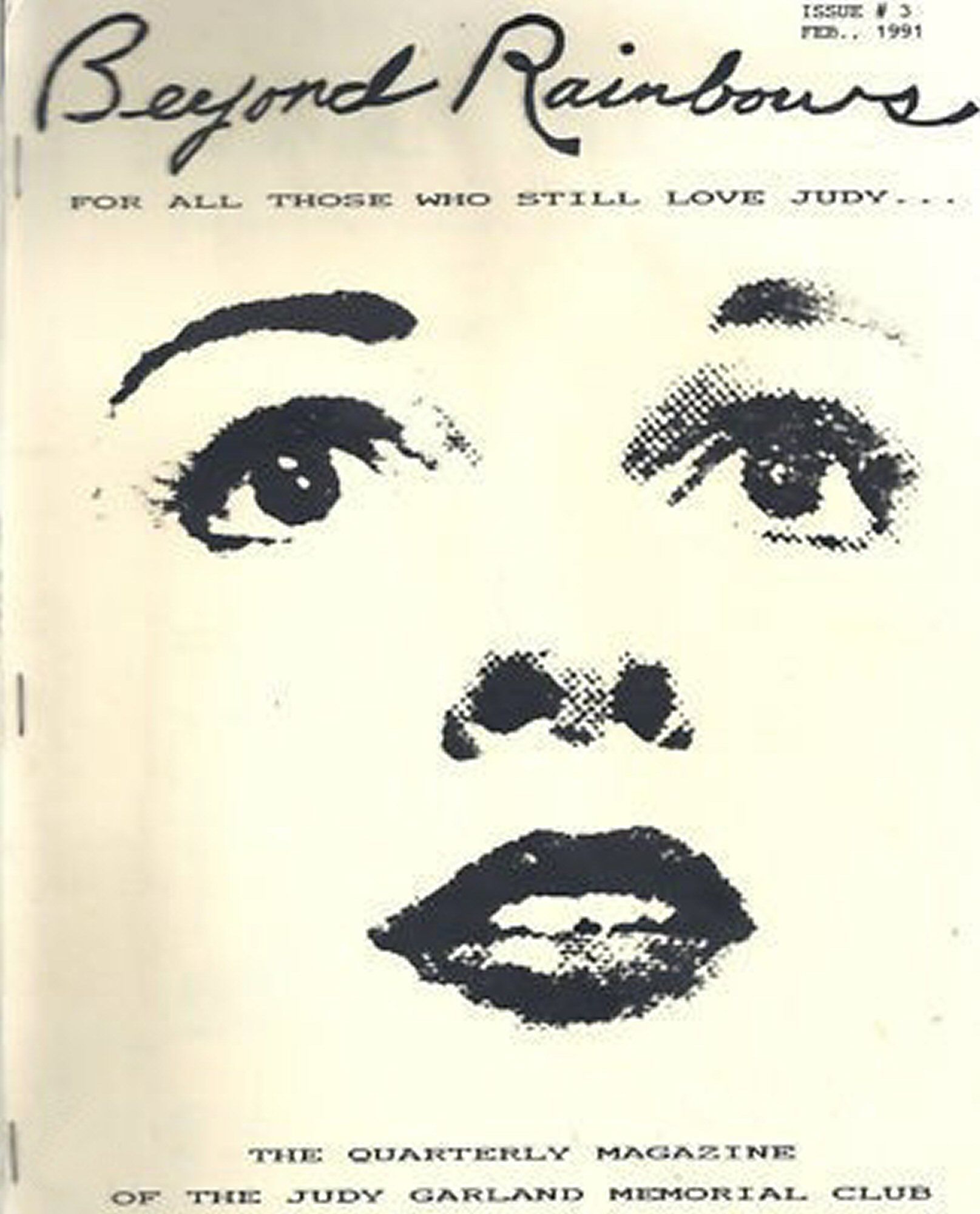 BEYOND RAINBOWS magazine side cover Issue 3  February 1991