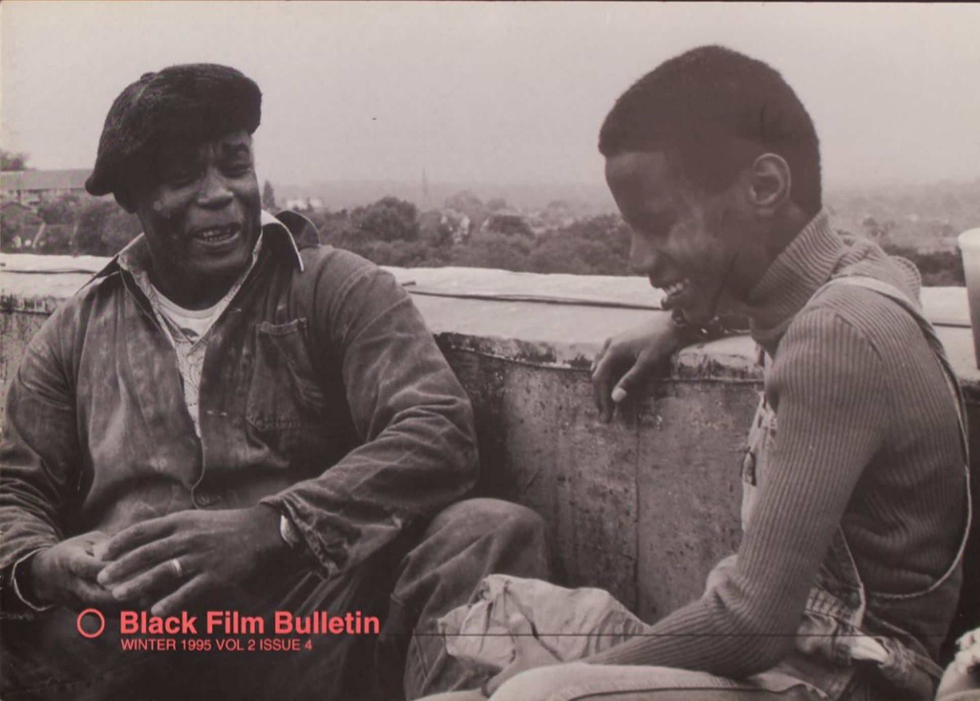 BLACK FILM BULLETIN magazine side cover  Vol 2 No  4 Winter 1995