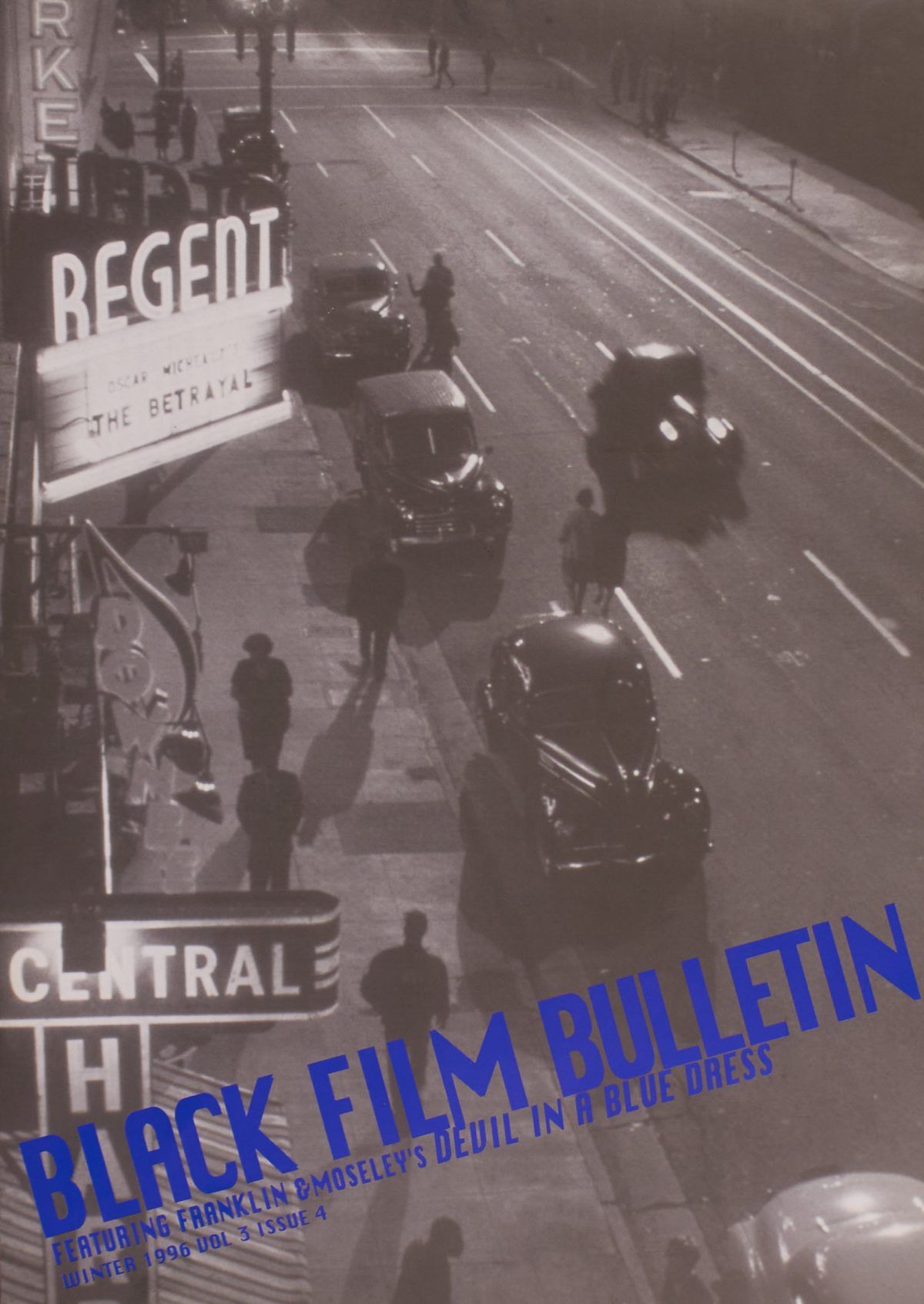 BLACK FILM BULLETIN magazine side cover  Vol 3 No  3-4 Winter 1996