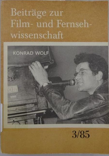 BEITRAGE ZUR FILM UND FERNSEHWISSENSCHAFT magazine side cover Issue 3   1985