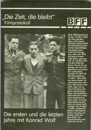 BEITRAGE ZUR FILM UND FERNSEHWISSENSCHAFT magazine side cover Issue 28   1987