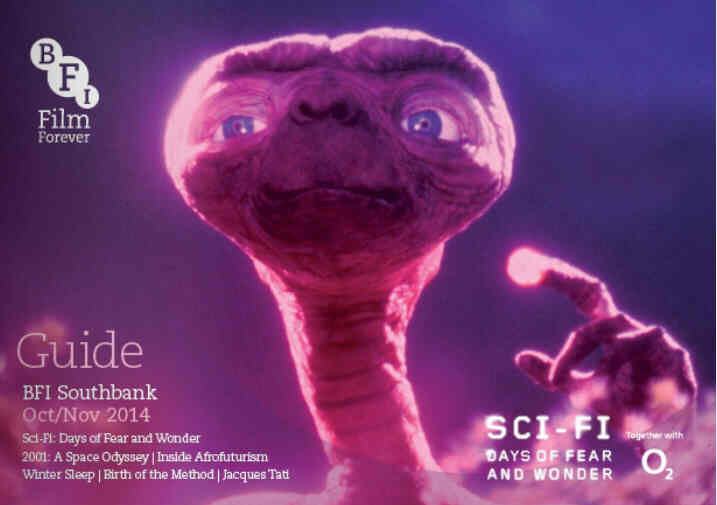 BFI SOUTHBANK GUIDE magazine side cover October/November 2014