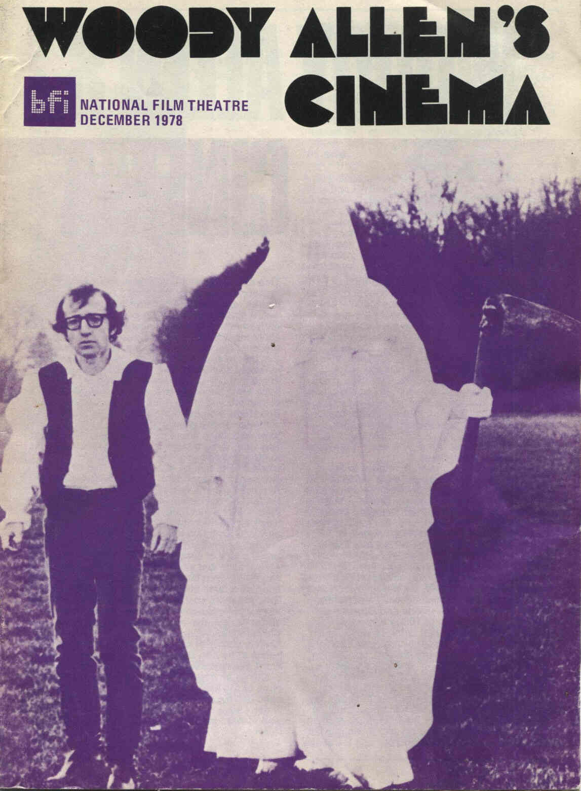 BFI SOUTHBANK GUIDE magazine side cover December 1978
