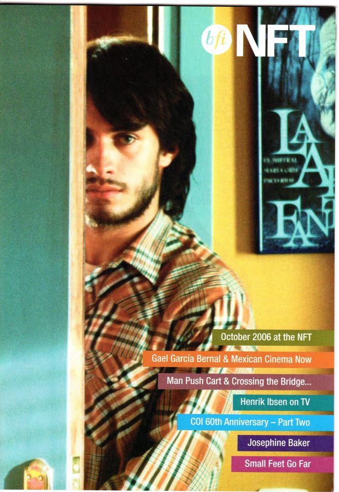 BFI SOUTHBANK GUIDE magazine side cover October 2006