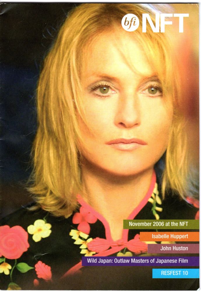 BFI SOUTHBANK GUIDE magazine side cover November 2006