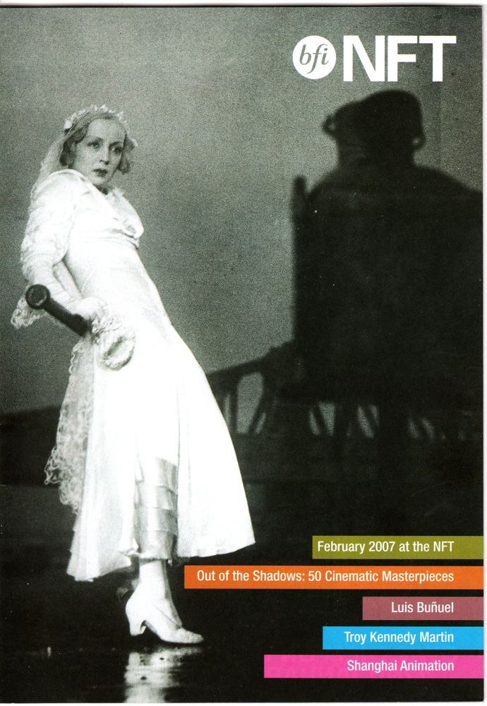 BFI SOUTHBANK GUIDE magazine side cover February 2007