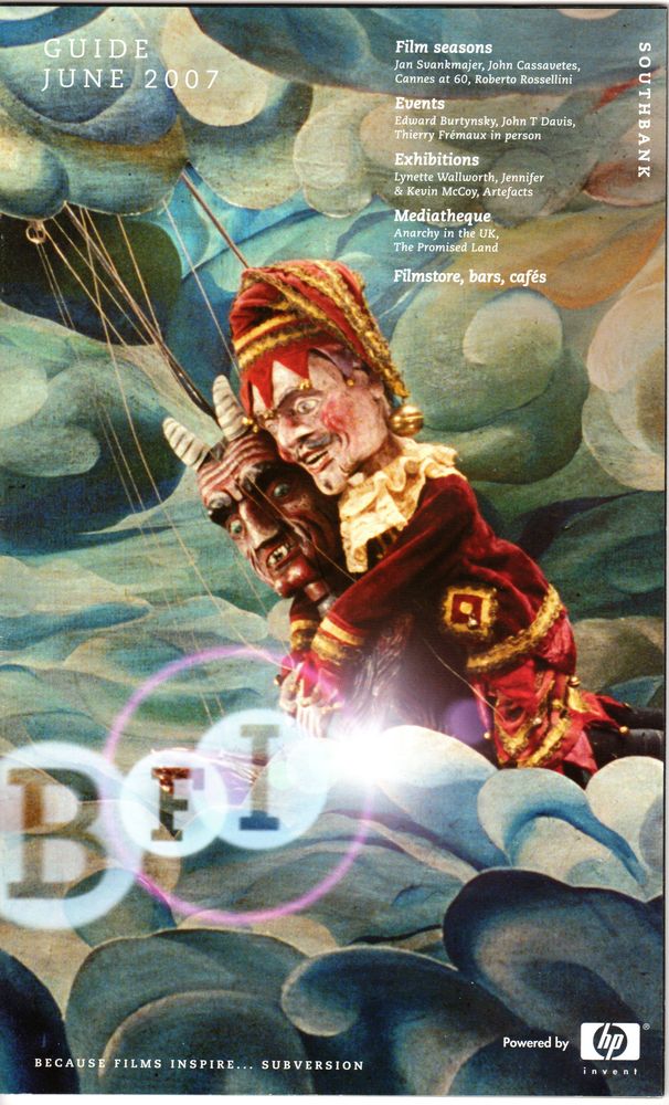 BFI SOUTHBANK GUIDE magazine side cover June 2007