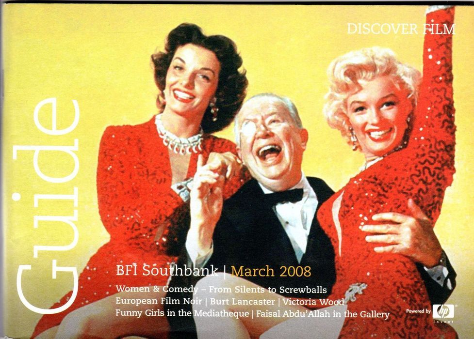 BFI SOUTHBANK GUIDE magazine side cover March 2008