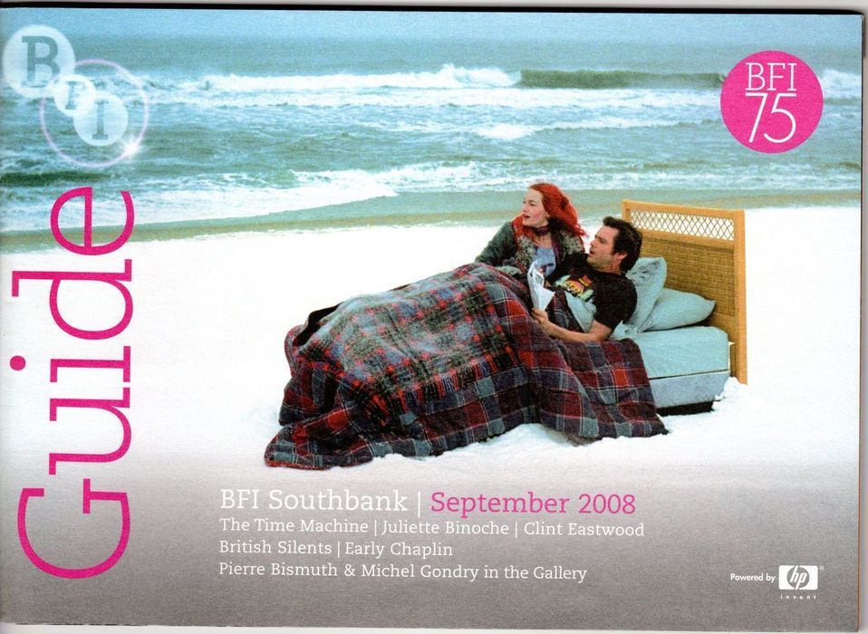 BFI SOUTHBANK GUIDE magazine side cover September 2008