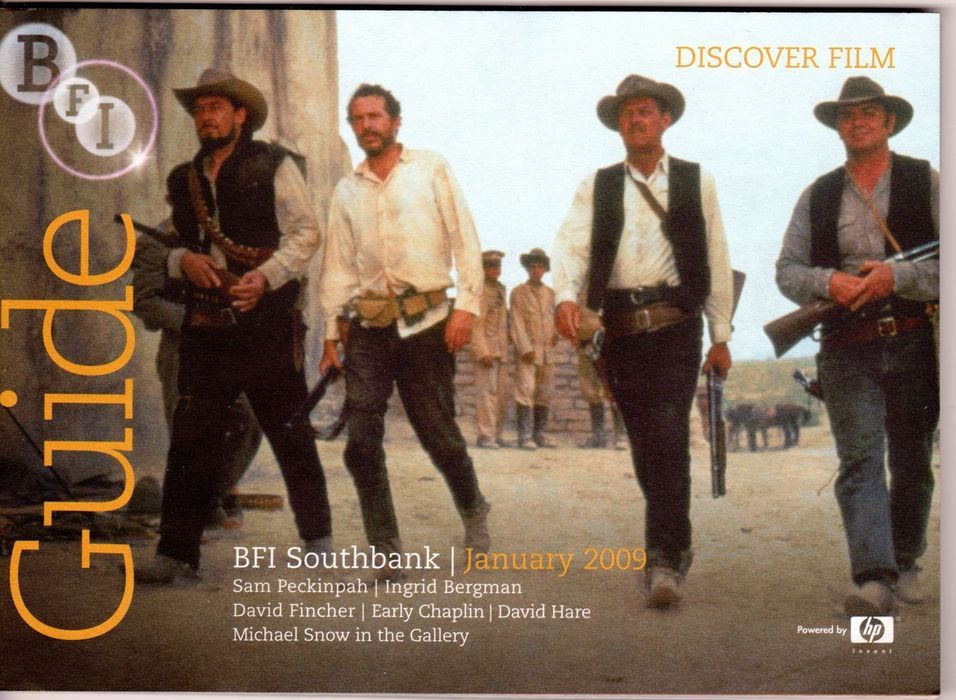 BFI SOUTHBANK GUIDE magazine side cover January 2009