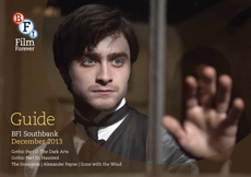 BFI SOUTHBANK GUIDE magazine side cover December 2013