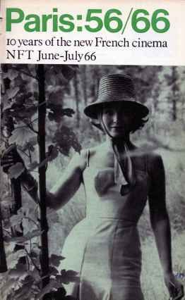 BFI SOUTHBANK GUIDE magazine side cover June/July 1966