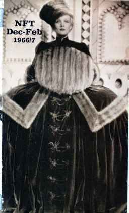 BFI SOUTHBANK GUIDE magazine side cover Dec. '66-February 1967