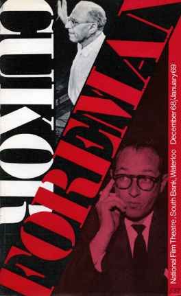 BFI SOUTHBANK GUIDE magazine side cover Dec. '68-January 1969