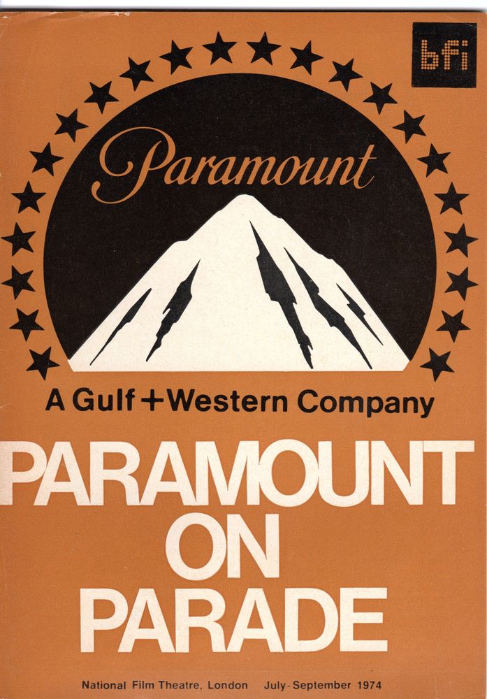 BFI SOUTHBANK GUIDE magazine side cover July-September 1974