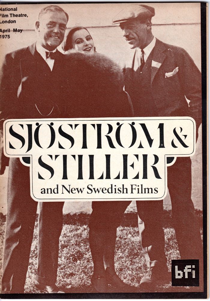 BFI SOUTHBANK GUIDE magazine side cover April/May 1975