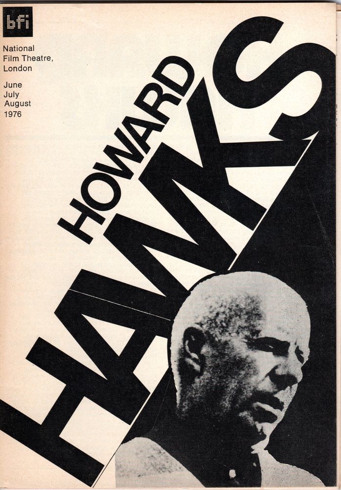 BFI SOUTHBANK GUIDE magazine side cover June/July/August 1976
