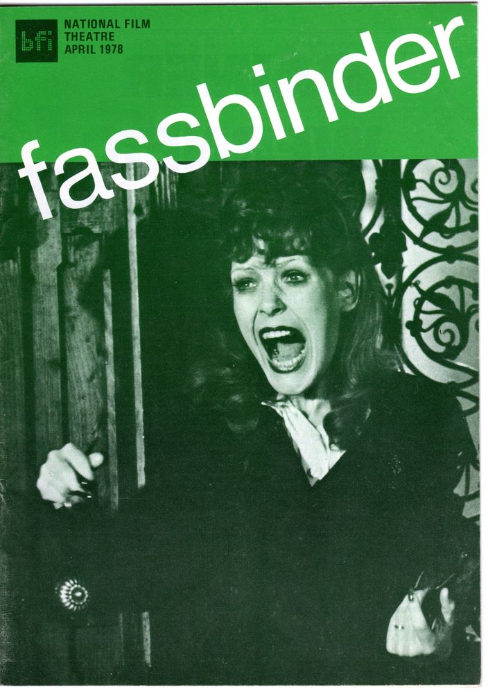BFI SOUTHBANK GUIDE magazine side cover April 1978