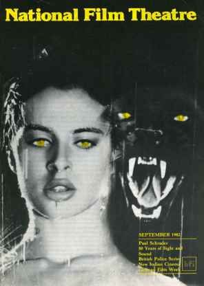 BFI SOUTHBANK GUIDE magazine side cover September 1982