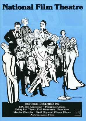 BFI SOUTHBANK GUIDE magazine side cover October-December 1982