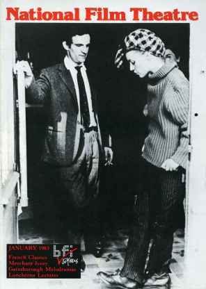BFI SOUTHBANK GUIDE magazine side cover January 1983
