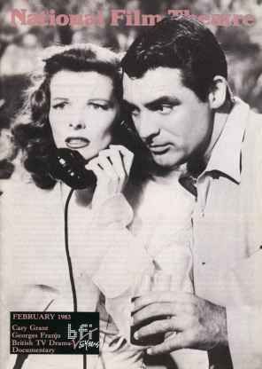 BFI SOUTHBANK GUIDE magazine side cover February 1983