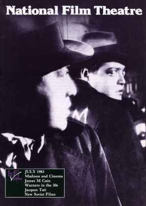 BFI SOUTHBANK GUIDE magazine side cover July 1983