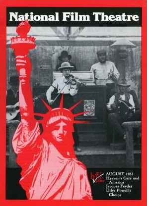 BFI SOUTHBANK GUIDE magazine side cover August 1983